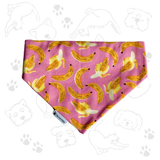 "Happy Banana" Scrunchie Bandana