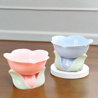 Five-Petals Flower Raised Bowl