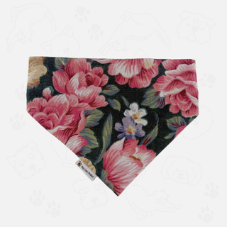 "Vintage Floral" Scrunchie Bandana