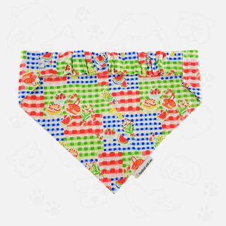 "Summer Picnic" Scrunchie Bandana