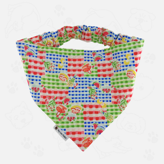 "Summer Picnic" Scrunchie Bandana