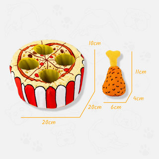 Carnival Pizza Fried Chicken Bucket Toy