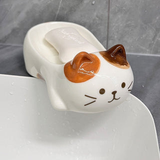 Cat Ceramic Soap Dish