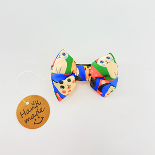 "Color Party" Puffy Bow Hair Clip