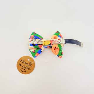 "Color Party" Puffy Bow Hair Clip