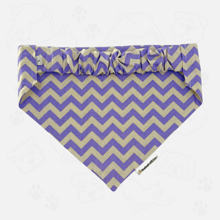 "Purple Wave" Scrunchie Bandana