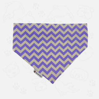 "Purple Wave" Scrunchie Bandana