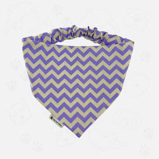 "Purple Wave" Scrunchie Bandana