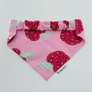 "Rosy Apple" Scrunchie Bandana