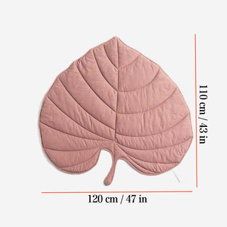 Pink Heart Leaf Mat