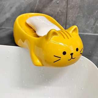 Cat Ceramic Soap Dish